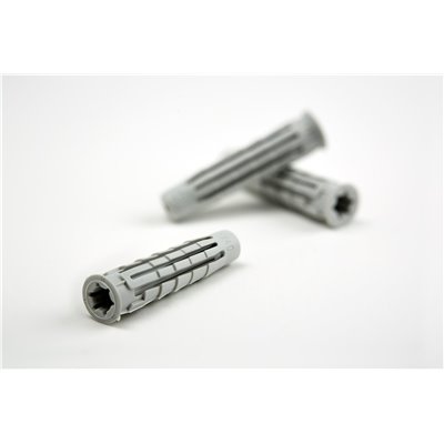 Caja 100 anclajes PRO 6 de nailon sin tornillo 5x25mm SPIT 565642