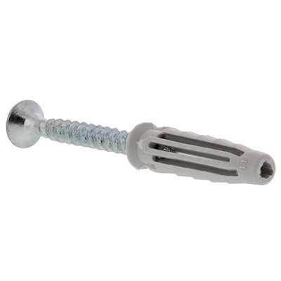 Caja 100 anclajes PRO 6 de nailon con tornillo 6x30mm SPIT 565647