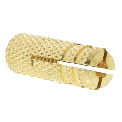 Caja 100 anclajes LATÓN hembra de baja profundidad de empotramiento 8x28mm SPIT 062460