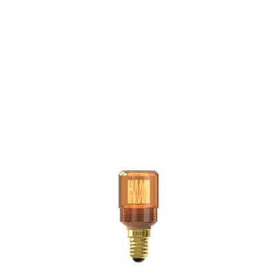 Bombilla Led Crow regulable CALEX 1201001500 E14 T30 2,3W Dorada