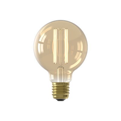 Bombilla Led regulable CALEX 1101002400 E27 Globo G80 3.5W 2100K Gold