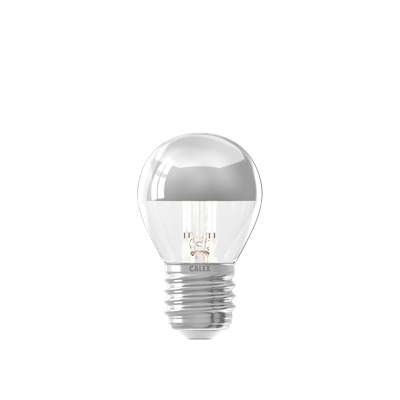 Bombilla Led regulable CALEX 1101001100 E27 Ball P45 3.5W 2700K Espejo Cromo