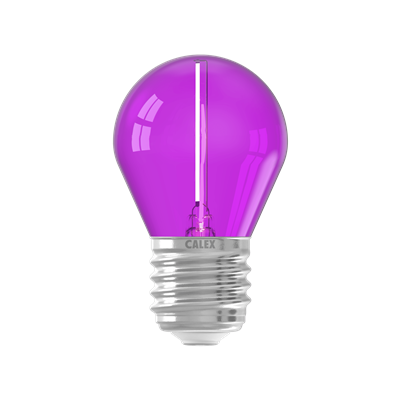 Bombilla Led CALEX 473430 E27 0.5-1W Purple