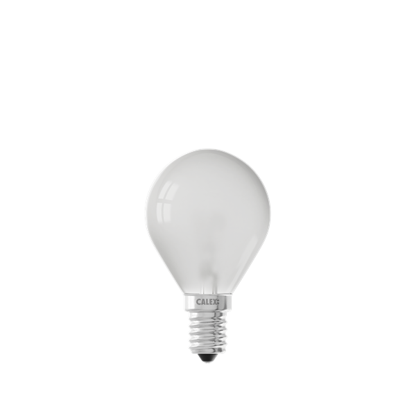 Bombilla incandescente CALEX 407602 240V 10W E14 P45 esferica Blanca mate