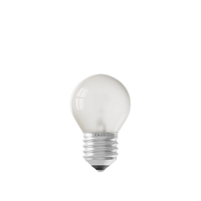 Bombilla incandescente CALEX 408502 240V 10W E27 P45 esferica Blanca mate