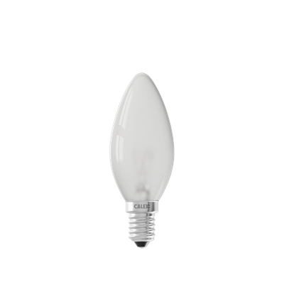 Bombilla incandescente CALEX 413334 240V 10W E14 B35 Vela Blanca mate