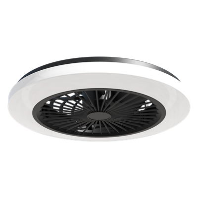 Lampara y ventilador de techo inteligente 50cm CALEX 5501000400 negro