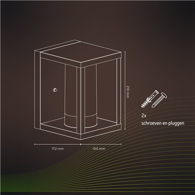 Aplique jardin CALEX 4w RGB CCT Smart Home Outdoor 5401000600