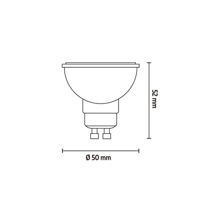 Bombilla inteligente GU10 4,9W CALEX Smart Home 5001003200
