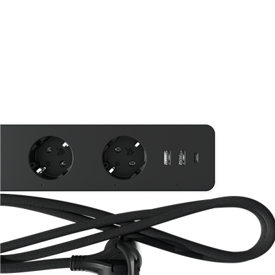 Regleta 3 tomas corrientes + 2 USB-A + 1 USB-C inteligente CALEX Smart Home 5201001300