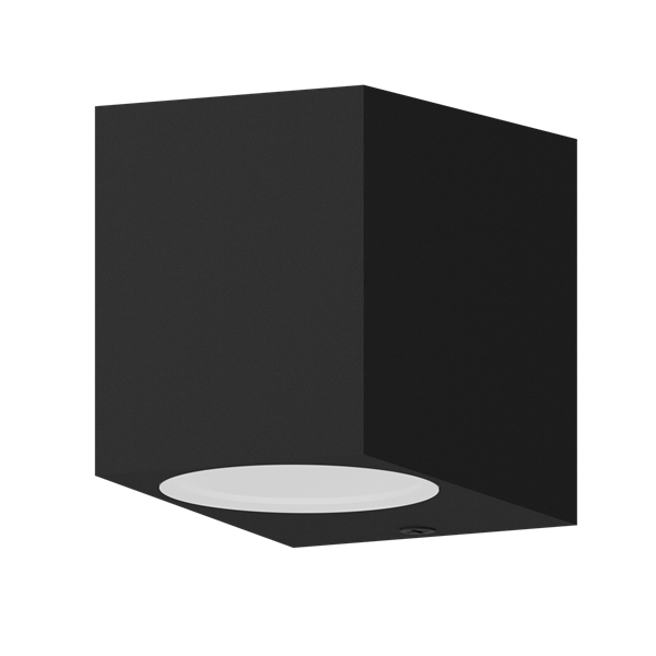Aplique de pared exterior IP54 GU10 CALEX 4301000300 Negro