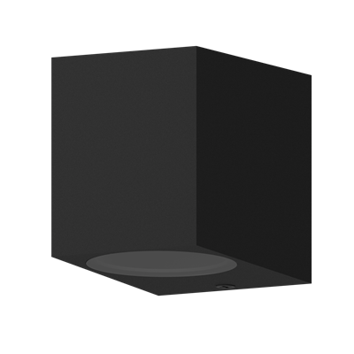 Aplique de pared exterior IP54 GU10 CALEX 4301000300 Negro