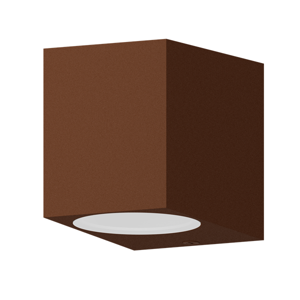 Aplique de pared exterior IP54 GU10 CALEX 4301000400 Óxido