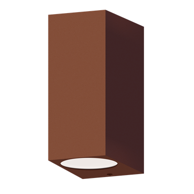 Aplique de pared exterior UP & DOWN IP54 2xGU10 CALEX 4301000700 Óxido