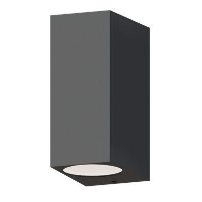 Aplique de pared exterior UP & DOWN IP54 2xGU10 CALEX 4301000800 Gris