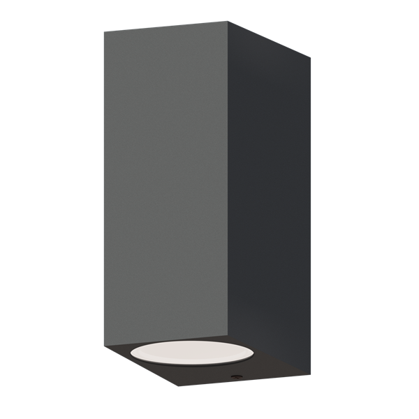 Aplique de pared exterior UP & DOWN IP54 2xGU10 CALEX 4301000800 Gris