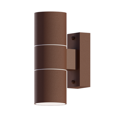 Aplique de pared UP & DOWN exterior acero inox 2xGU10 CALEX 4301001000 Óxido