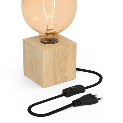 Lámpara sobremesa CALEX 941086 Madera