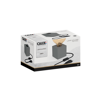 Lámpara sobremesa CALEX 941084 Gris