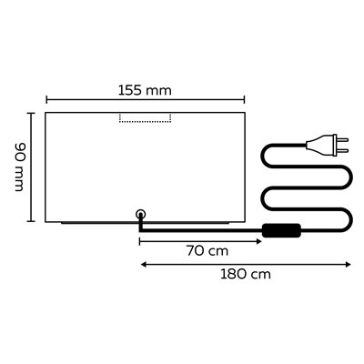 Lámpara de sobremesa cuadrada E27 CALEX 3001001800 Madera