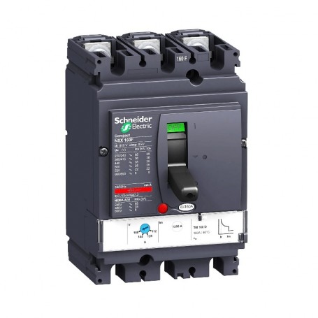 Interruptor automático Schneider Electric LV430630 Compact NSX160F  TMD 160 A  3 polos 3R