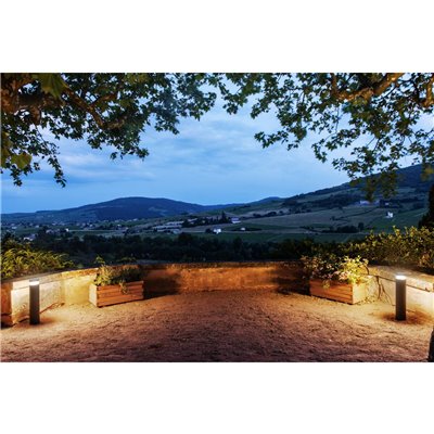 Cabezal de luminaria M-POL S Polehead 360º 10W 750lm 2700K DALI SLV 1007233 Antracita