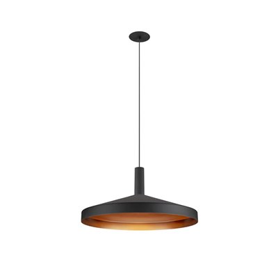 Pantalla LALU TETRA 36 para luminaria suspensión Lalu h 8,9cm SLV 1007529 Negro