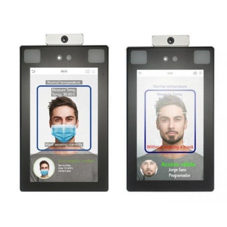 Control de acceso facial con deteccion de temperatura Hikvision GM-AC-RFDT  Golmar 20780047