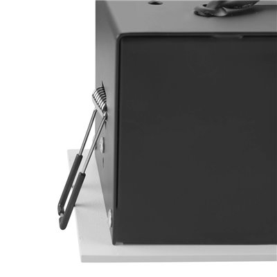 Luminaria empotrable techo KADUX single 3000K 38º IP20 SLV 1007552 Blanco cuadrado