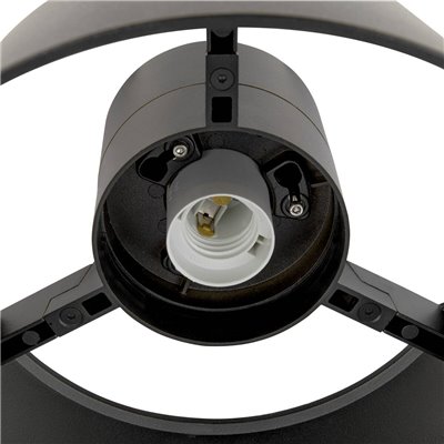 Luminaria superficie techo exterior PHOTONI E27 1x13W conica SLV 1007586 Negro