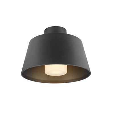 Luminaria superficie techo exterior PHOTONI E27 1x13W conica SLV 1007586 Negro