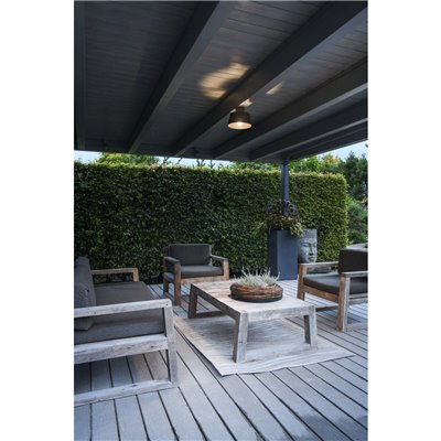 Luminaria superficie techo exterior PHOTONI E27 1x13W conica SLV 1007586 Negro