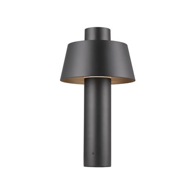Baliza exterior PHOTONI 45 E27 13W SLV 1007587 Negro