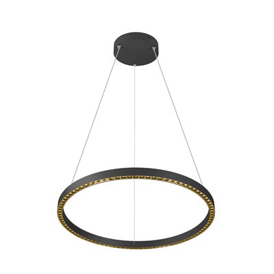 Luminaria Led de suspensión ONE CUBE up/down 300cm 3K Dali SLV 1007665 Negro