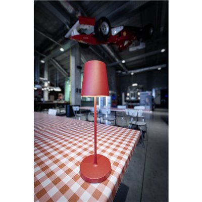 Luminaria de sobremesa VINOLINA TWO IP65 2,2-2,7-3K portable SLV 1007694 Rojo