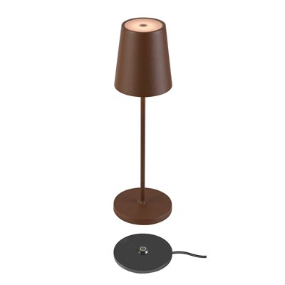 Luminaria de sobremesa VINOLINA TWO IP65 2,2-2,7-3K portable SLV 1007695 Óxido