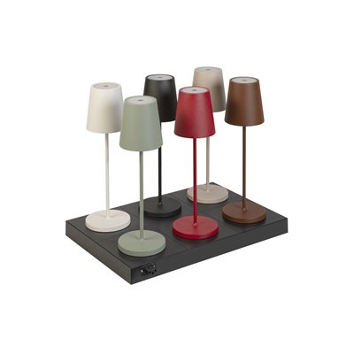 Luminaria de sobremesa VINOLINA TWO IP65 2,2-2,7-3K portable SLV 1007695 Óxido