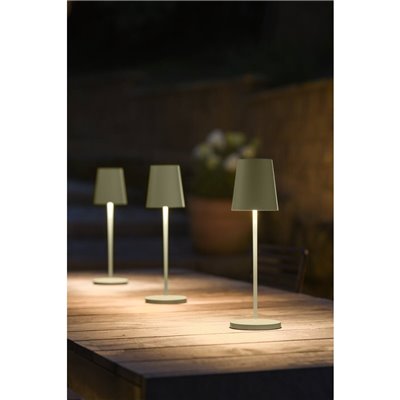 Luminaria de sobremesa VINOLINA TWO IP65 2,2-2,7-3K portable SLV 1007696 Verde