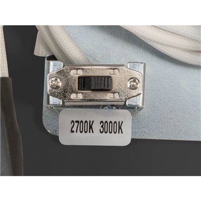 Luminaria Led de suspensión ONE FLAT triple 300cm 2,7-3K Dali SLV 1007701 Negro