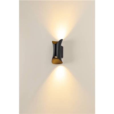 Aplique pared MODELA up/down 2700K PHASE SLV 1007808 Negro