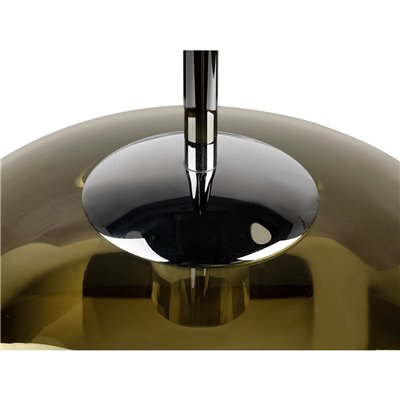 Luminaria de suspensión PANTILO CONVEX 29 E27 250cm 40W SLV 1007880 Dorado
