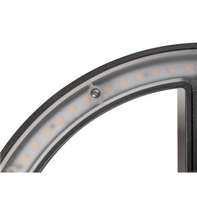 Aplique exterior Q-RING WL IP65 3000K SLV 1007918 Negro