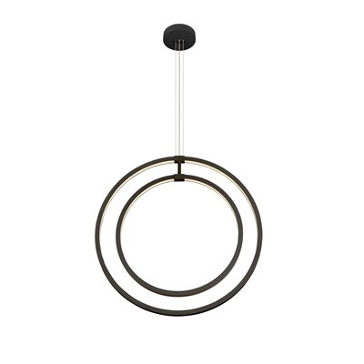 Luminaria de suspensión ONE VERTICAL PD FASE 2700/3000K SLV 1008002 Negro