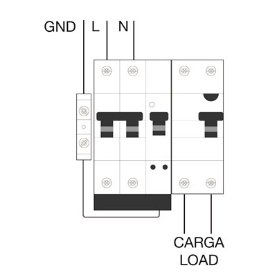 Caja de protección para puntos de recarga vehículos CIRCUTOR COFRET-VE6-2P-20AS V41232.