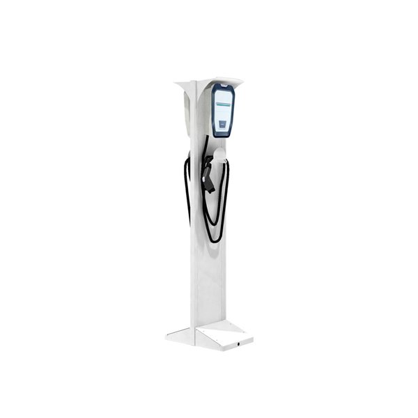 Pedestal de aluminio para cajas de recarga CIRCUTOR PD10-FM2 V40312.