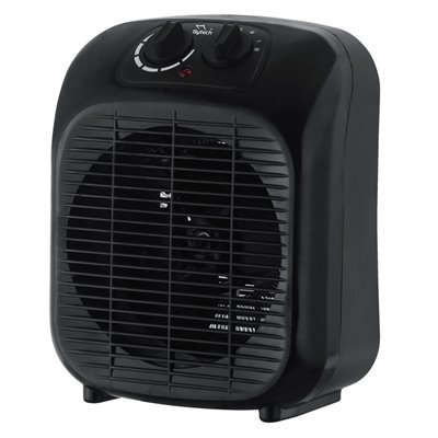 Calefactor electrico de aire 1200-2400W portatil negro SYTECH SY-CLV28N