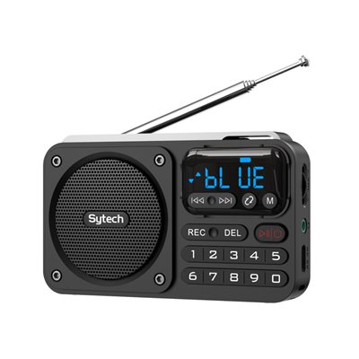 Radio FM digital Pocket Beat x190 negro SYTECH SY-X190BTNG