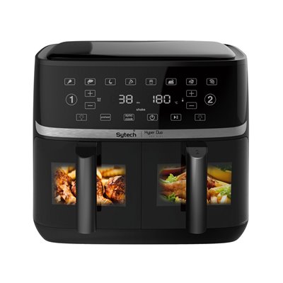 Freidora doble de aire HIPER DUO 110 2x5,5L 3400W SYTECH SY-AF1100DUO 