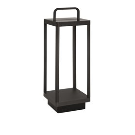 Lampara portatil Solar Nova Luce Bali NL-9922510 Antracita
