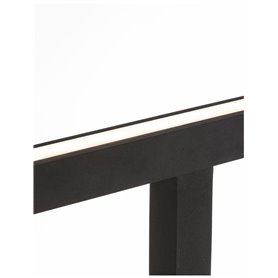 Lampara de pie Nova luce GAL Double NL-9008815 Negro